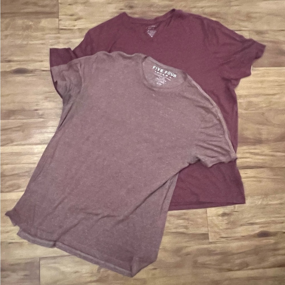 Banana Republic V-neck Tee &Five Four Short Sleeve Crew Neck BUNDLE